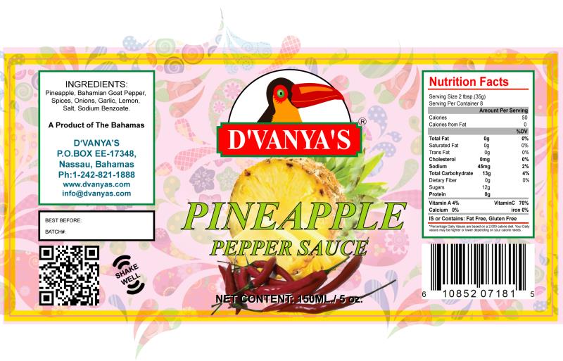 D'vanya's - Fruity Fusion Hot Sauce Collection